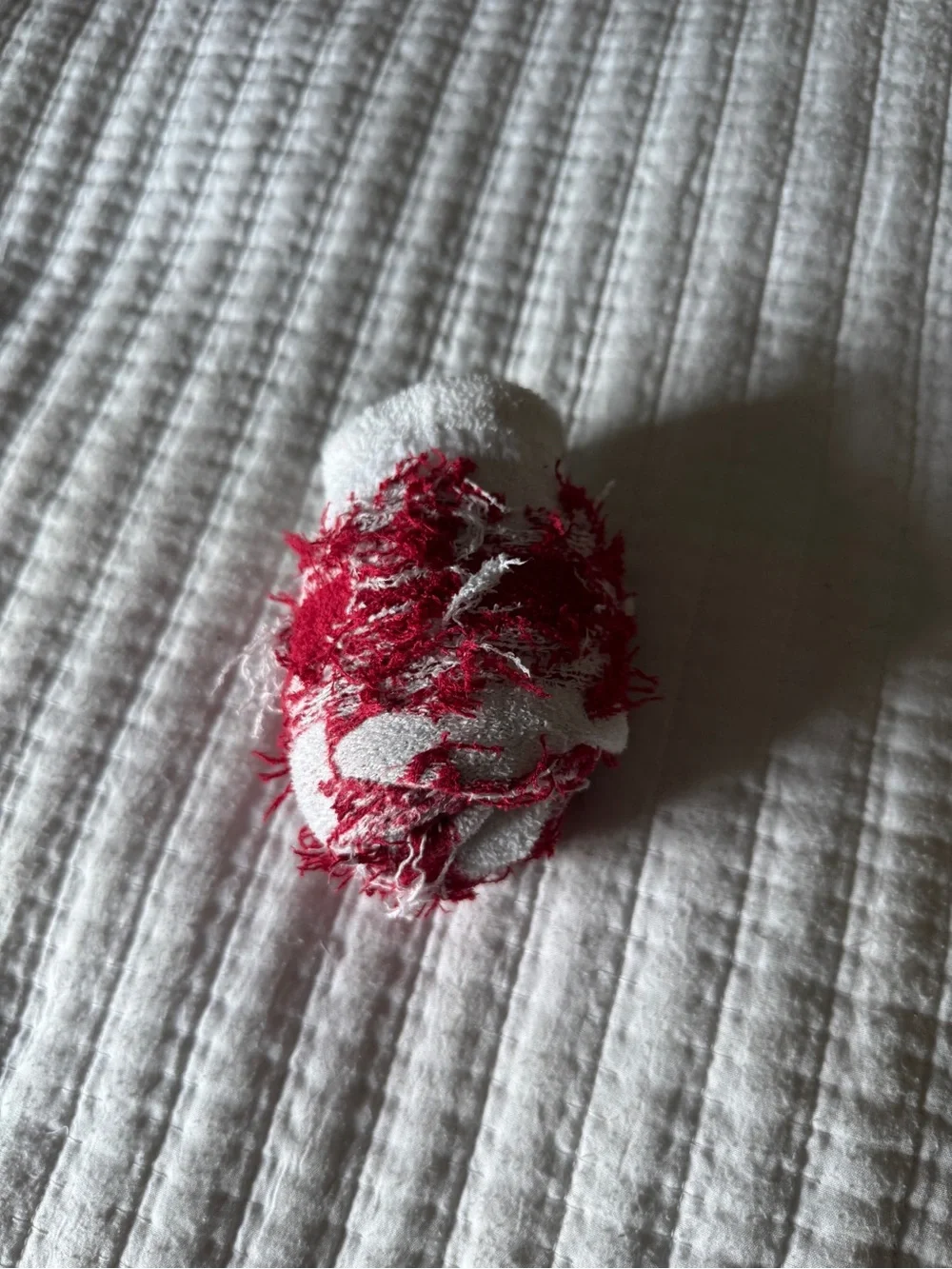 Red White Snowflake Fuzzy Slipper Socks Fair Isle Winter Holiday Cozy Lounge